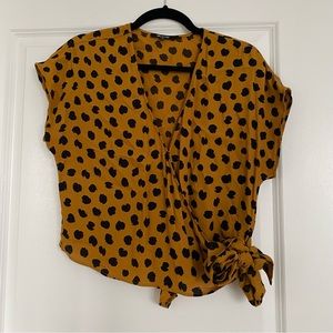 Madewell Wrap Tie Blouse